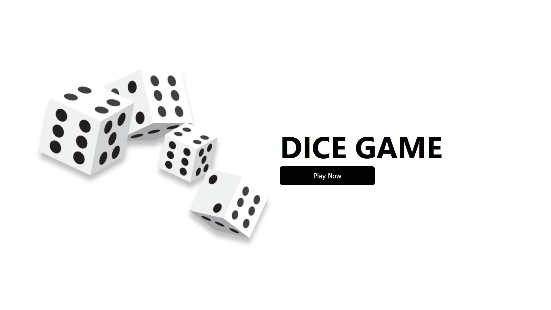 dice game login page